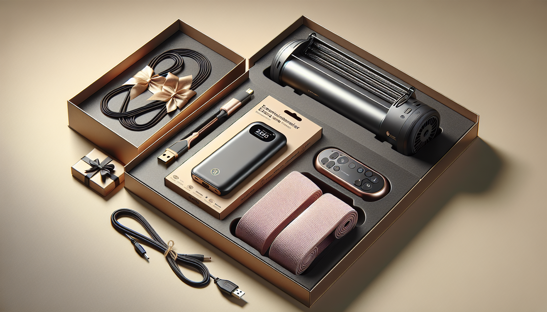 3 Must-Have Tech Gifts for Modern Living: AuraOfTech's Power Bank, Yoga Resistance Band Set, and Portable Electric Heater