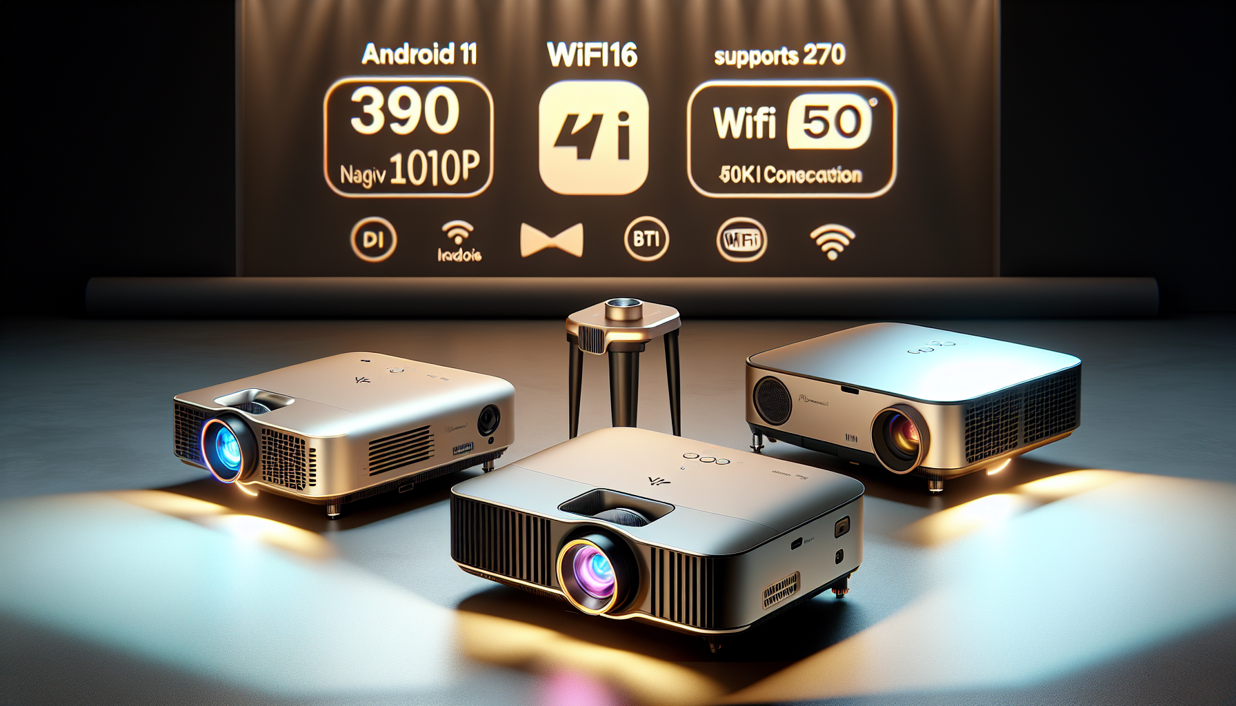Bring the Big Screen Home: Unleashing the Magic of Portable Projectors by AuraOfTech