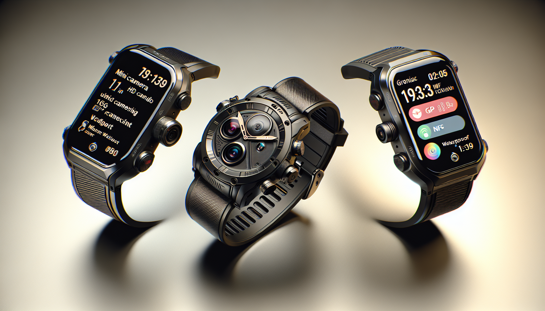 Capture Life's Moments in Style: Unleash Your Inner Spy with AuraOfTech's HD Mini Camera Watch, Smart 4G Network Watch, and Sports Camera Watch - Elevate Your Tech Game Today!