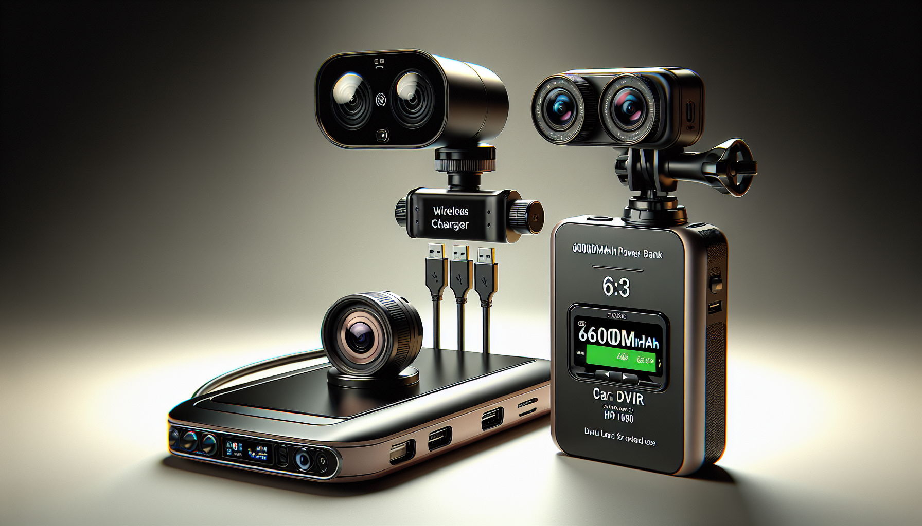 Revolutionize Your Drive with AuraOfTech: Fast Wireless Charging, Endless Power, and HD Surveillance All in One!