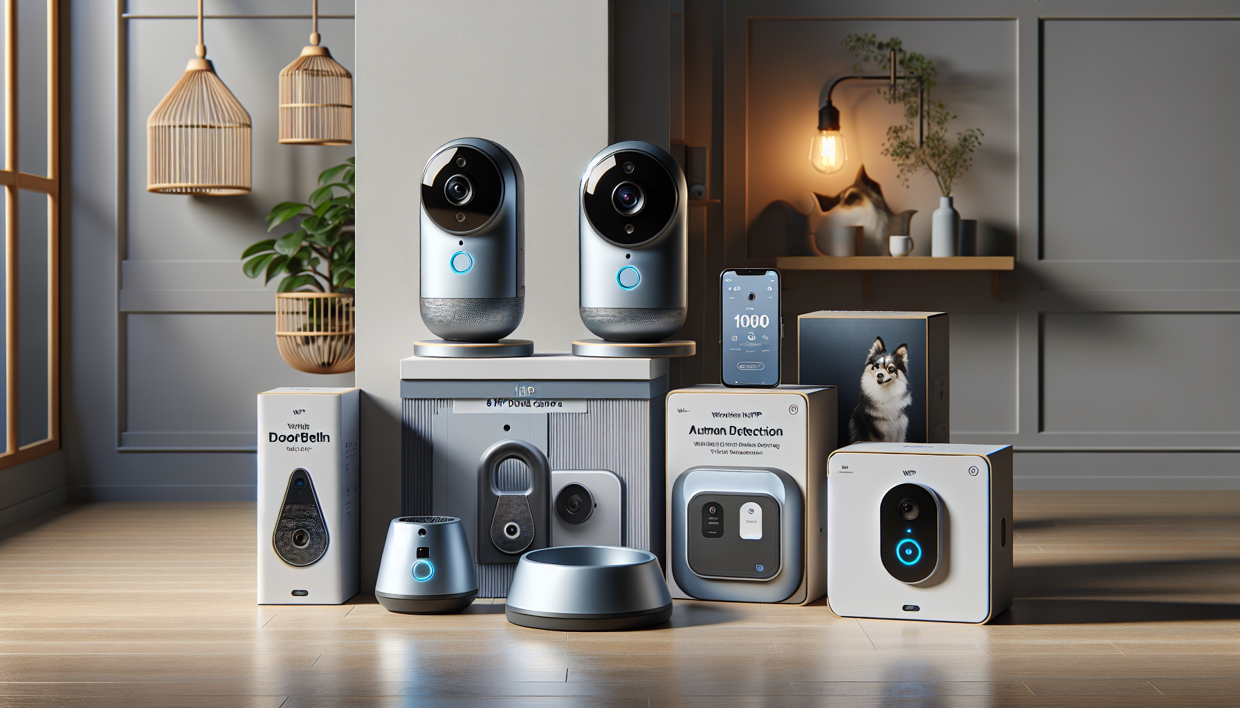 Revolutionize Your Home with AI Dual Camera, Wireless Doorbell, & Pet Feeder by AuraOfTech!