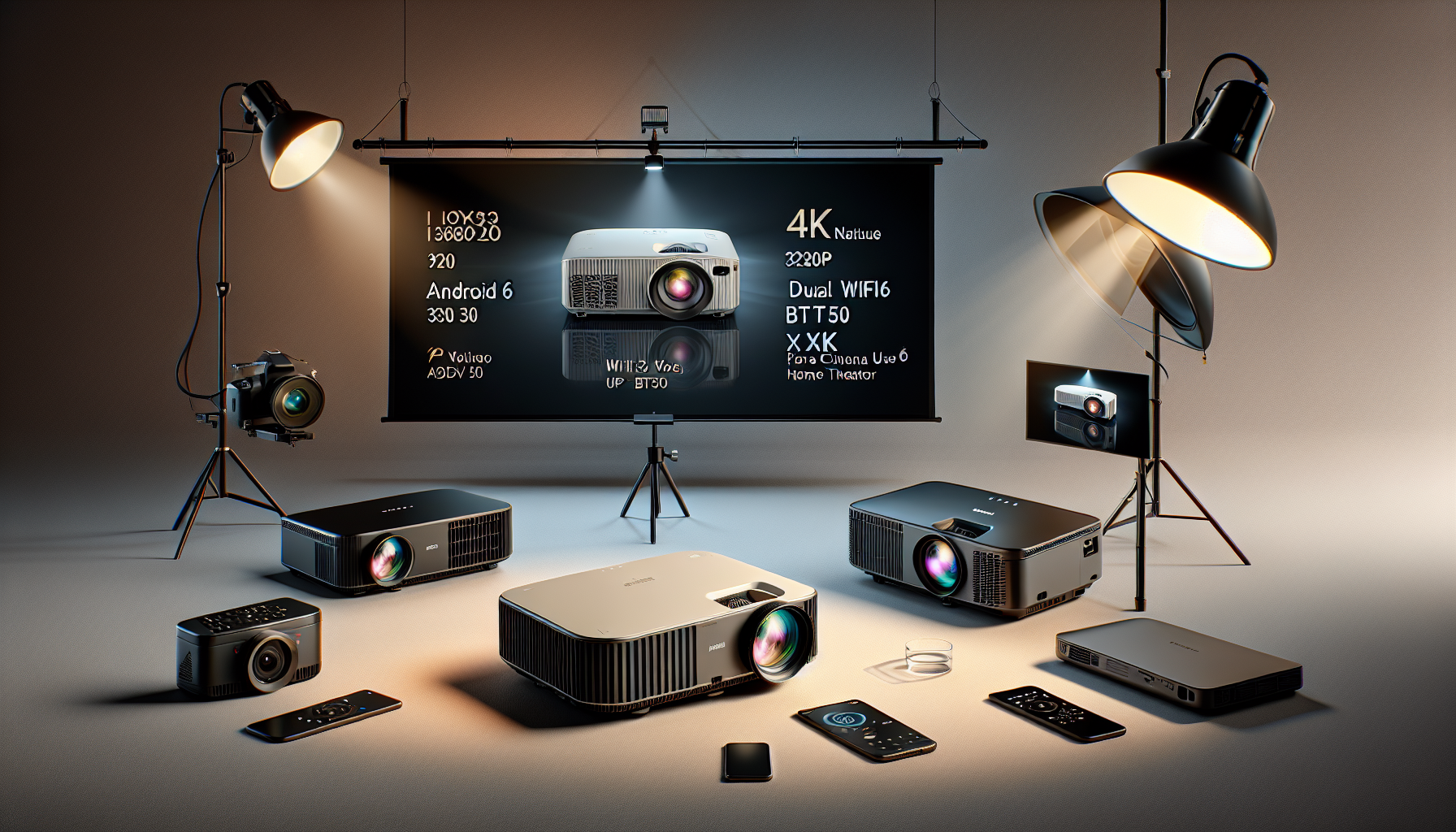 Revolutionize Your Viewing Experience with 4K Native Projectors by AuraOfTech