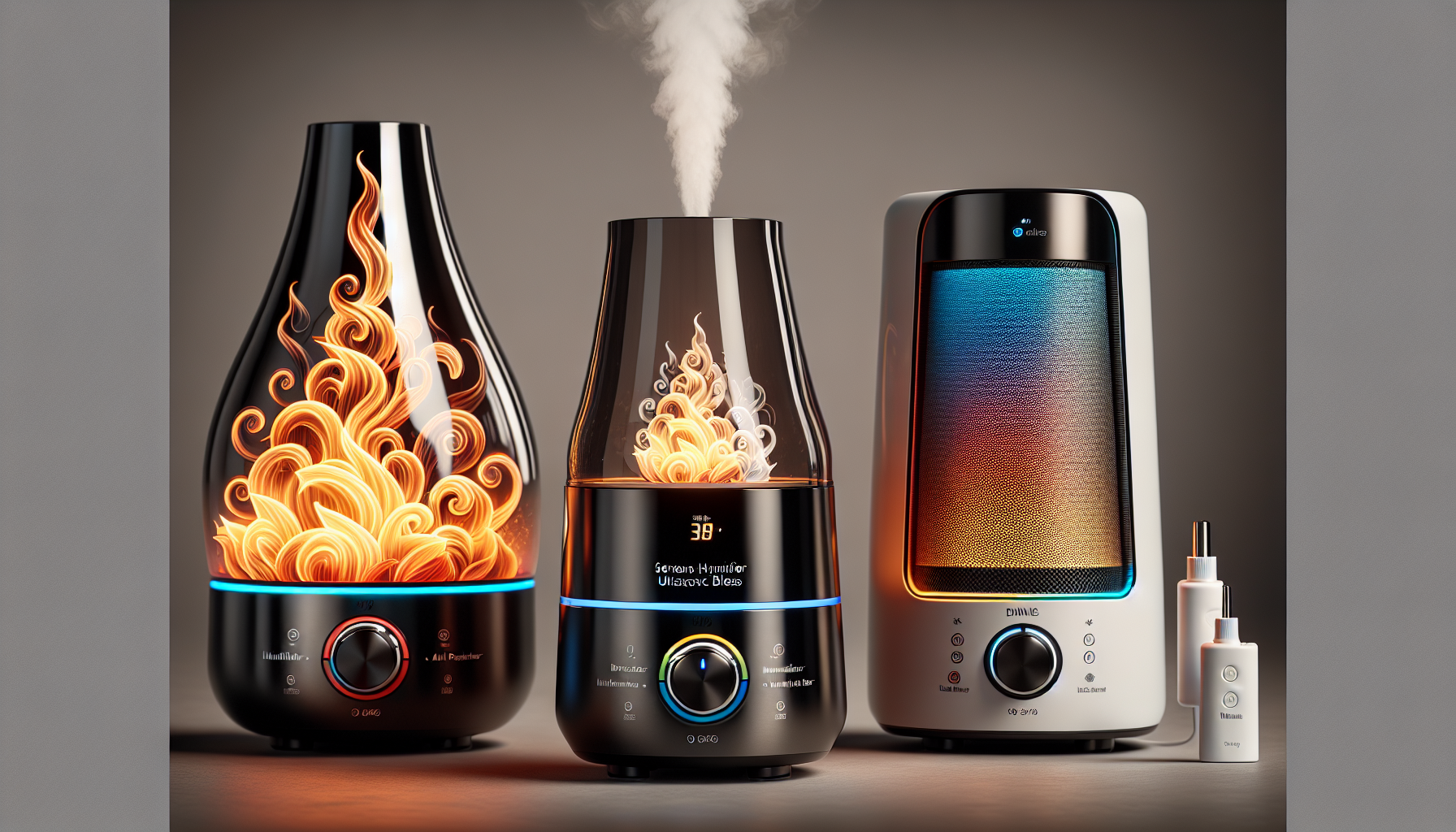 **"Top 3 Home Accents of 2025: Cool Mist Fire Flame Humidifier, Compact Air Purifier, 3-in-1 SereneFlame – AuraOfTech Unveiled!"**