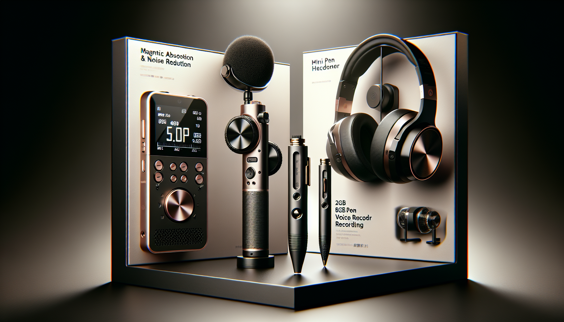 Top 3 Smart Audio Essentials That Will Redefine Your 2025: 500-Hour Voice Recorder, 8GB Mini Pen Recorder, 2.4G Gaming Headphones - AuraOfTech