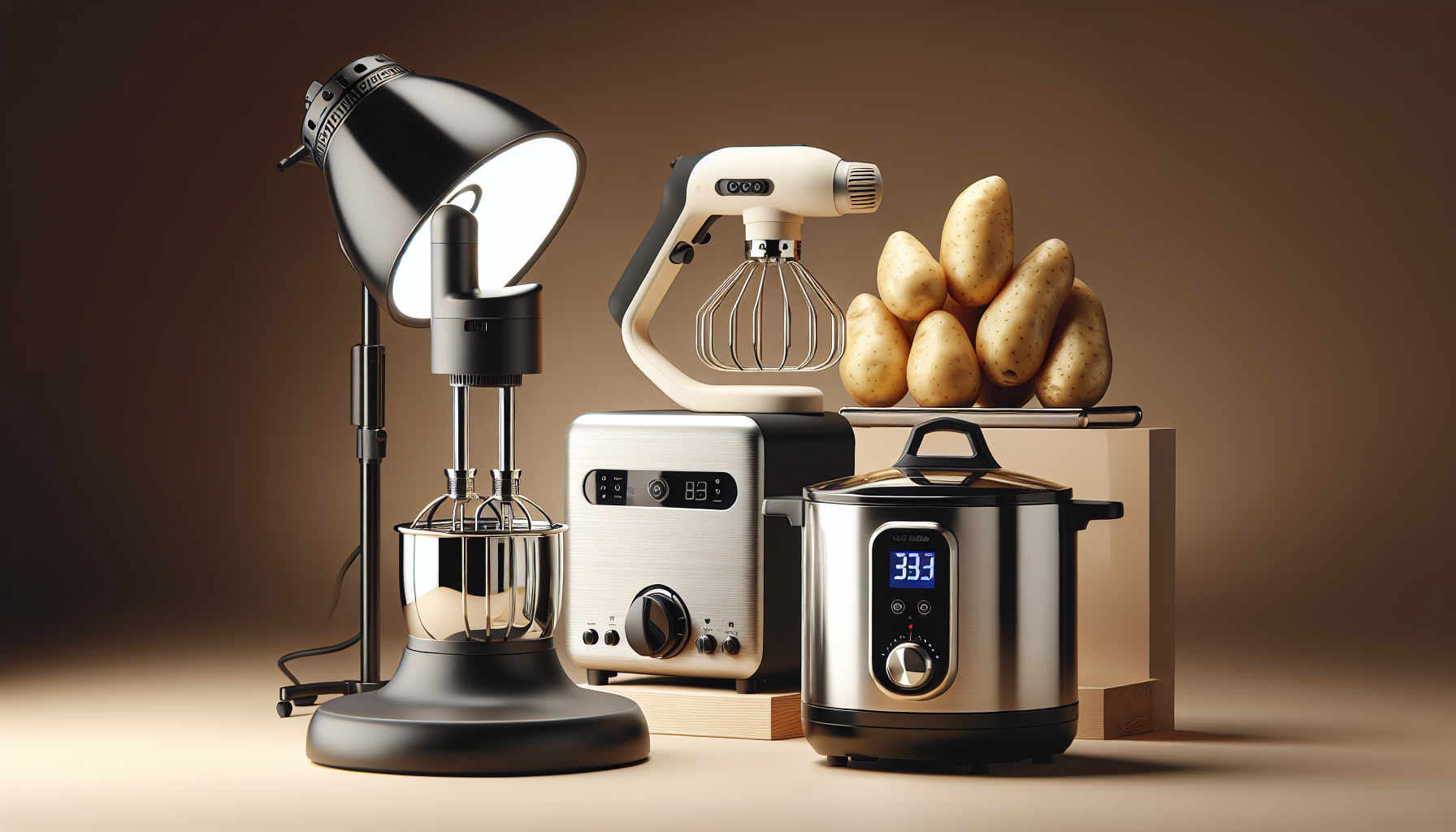 Top 3 Smart Kitchen Essentials for 2025: Mini USB Mixer, Potato Tower Slicer, Multi-Function Cooker by AuraOfTech