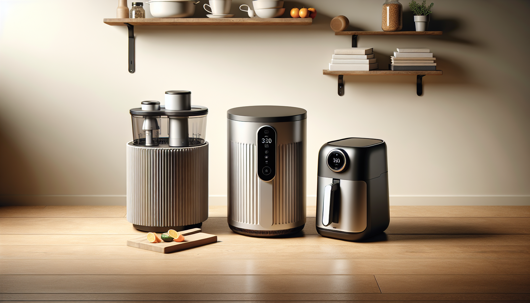 Top 3 Smart Kitchen Essentials for 2025: Touchless Trash Can, Mini Juicer Cup, Digital Air Fryer