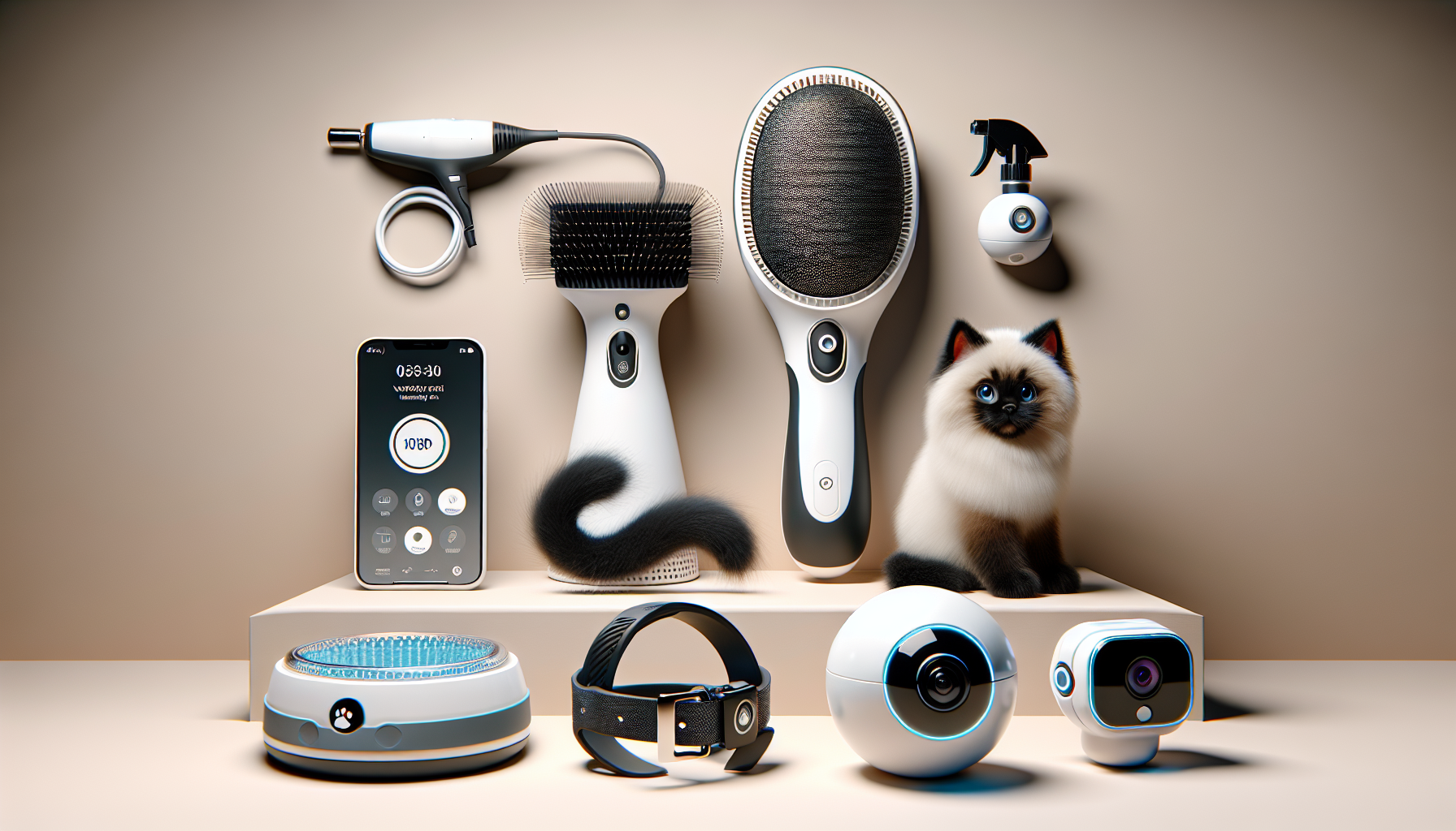 Top 3 Smart Pet Gadgets of 2025: Electric Steam Cat Brush, Rolling Toy Ball, HD Pet Collar Cam!