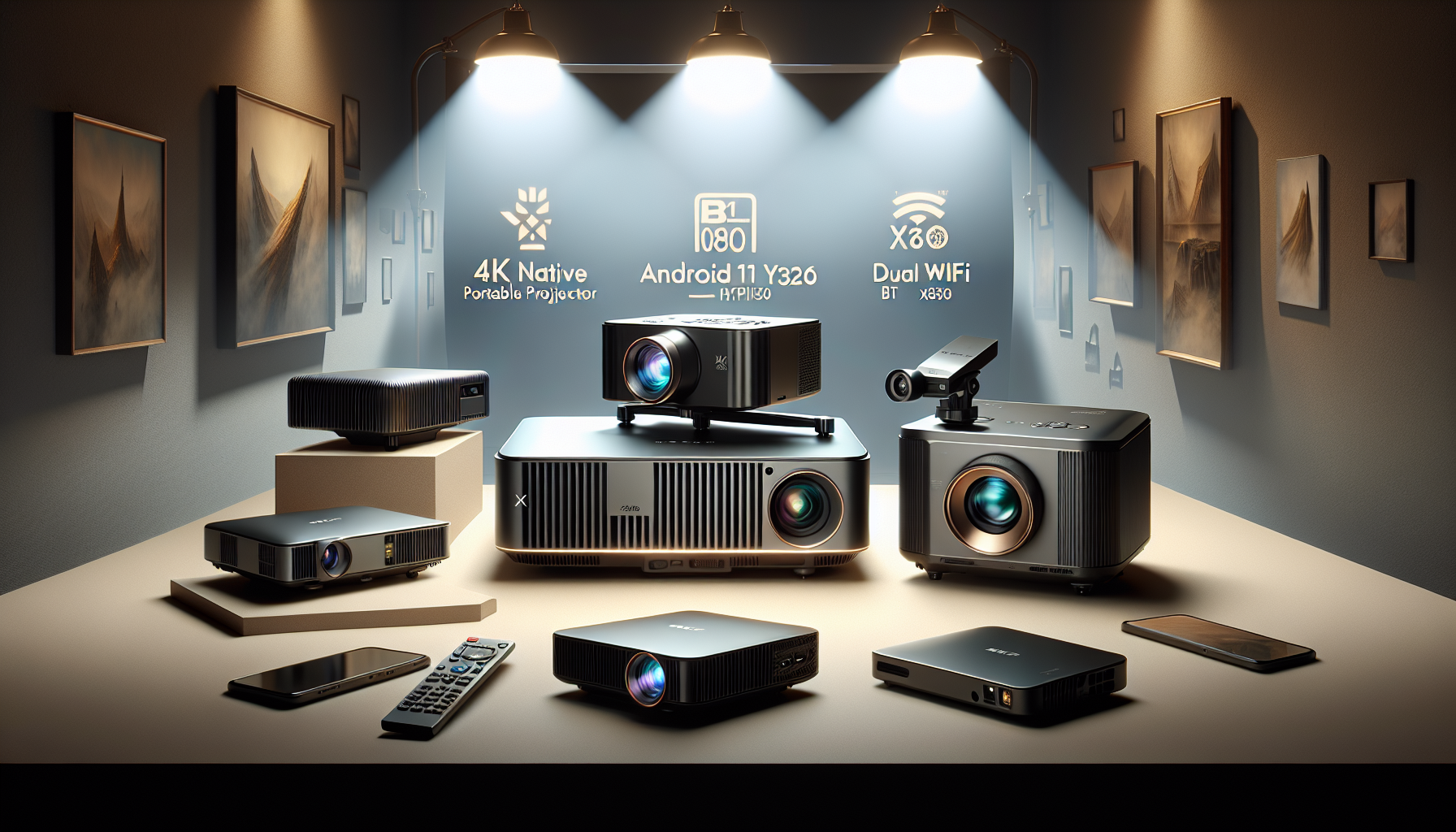 Top 3 Smart Portable Projectors for 2025: Unleash 4K Brilliance, Dual Wifi6 Power, & More!