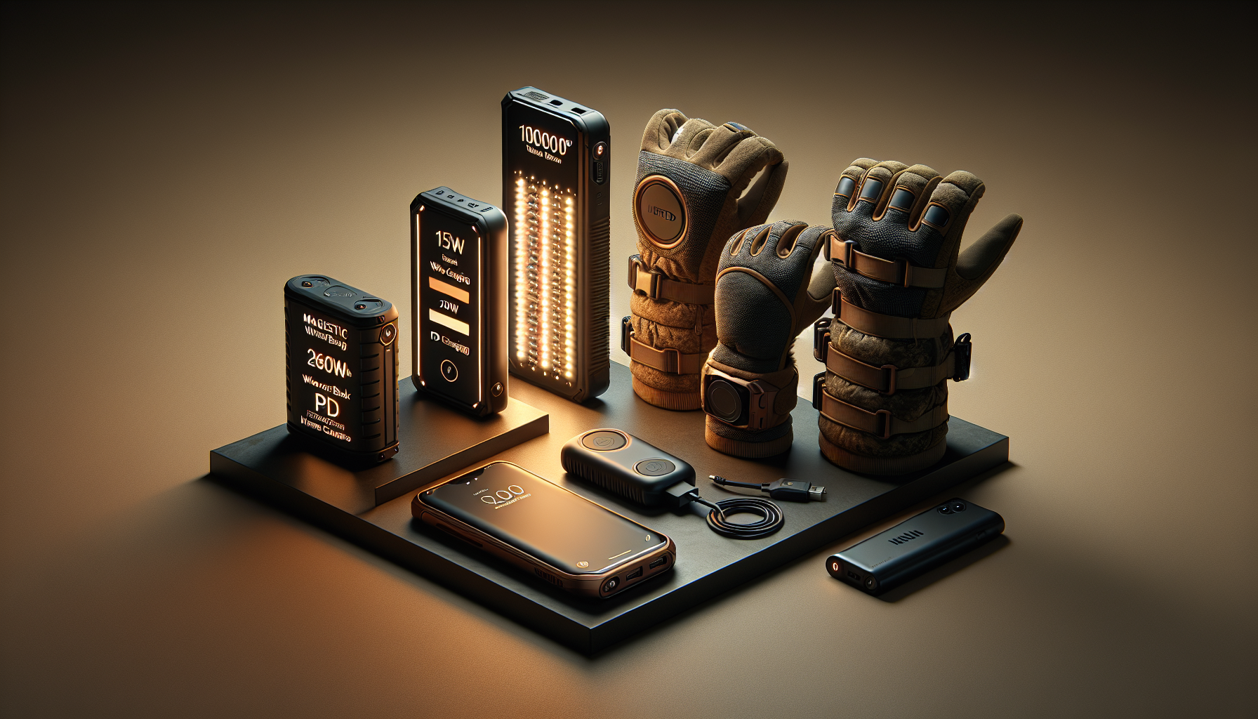 Top 3 Ultimate Camping Gadgets for 2025 Revealed: Magnetic Wireless Power Bank, Mega Power Bank with PD Fast Charging, & Thermal Heated Gloves by AuraOfTech