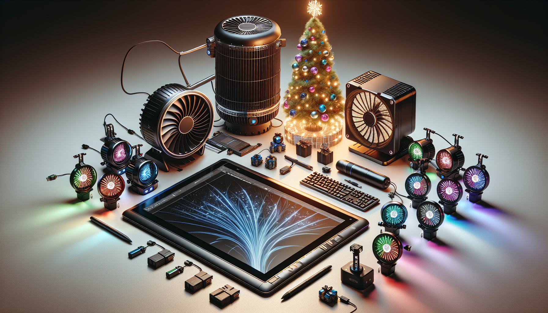 Unleash Your Creativity and Upgrade Your Life with AuraOfTech's Innovative Tech Trio: Digital Drawing Tablet, Turbo Jet Fan, and Solar Garden Lights!