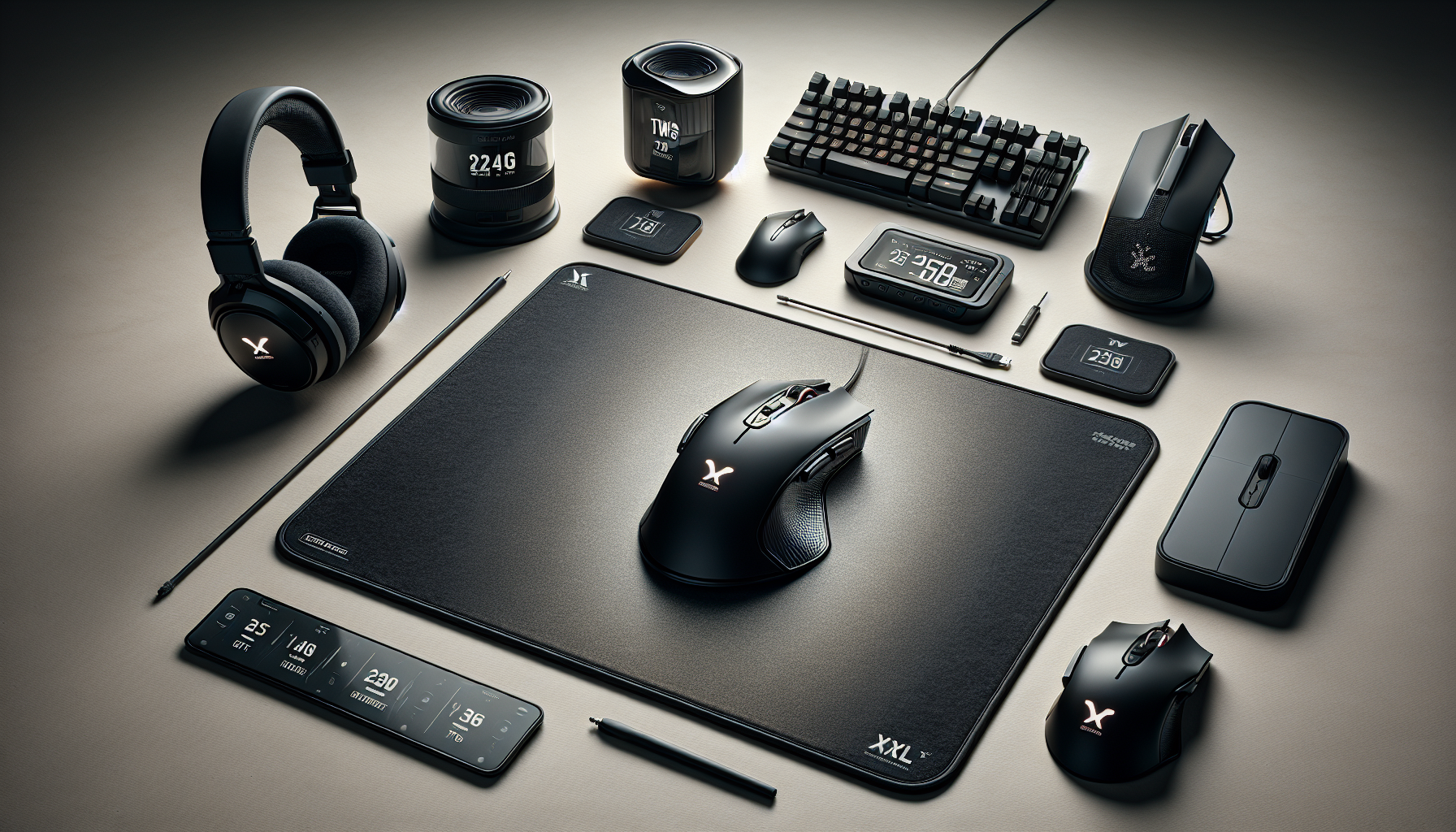 Unleash Your Gaming Potential with XXL Mouse Pad, Wireless Mouse, and ANC Earphones by AuraOfTech