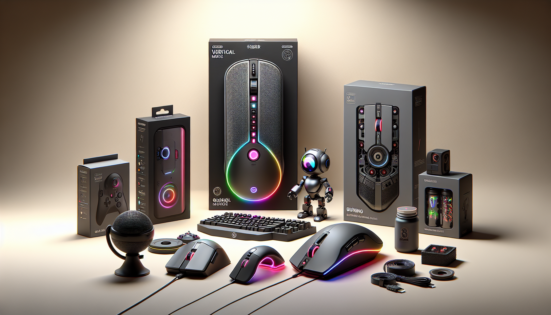 Unveiling the Top 3 Smart Gaming Essentials for 2025: AuraOfTech's M618XSD Seeker Mouse, RGB Mouse Bungee, and Mini RC Robot Delights!