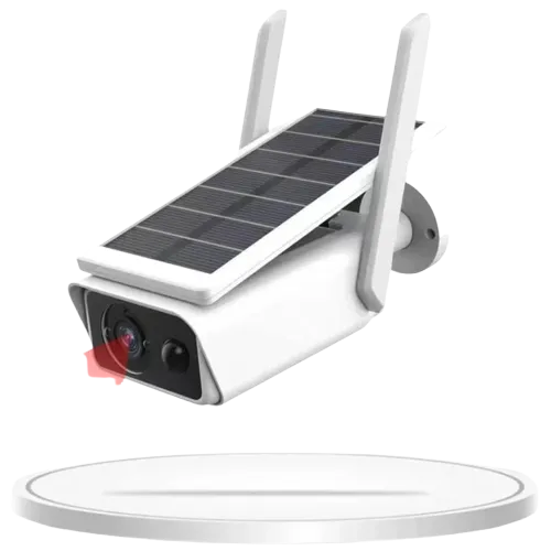 3MP Solar-Powered Wireless Security Camera - Extended Endurance – AuraOfTech