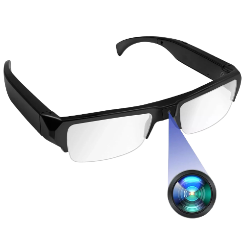 1080P HD Mini Camera Glasses DVR – Hands-Free Recording for Sports and Meetings – AuraOfTech